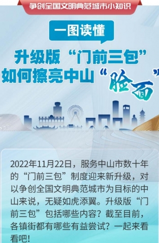 一圖讀懂 | 升級版“門前三包”如何擦亮中山“臉面”？