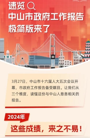 劃重點(diǎn)！2025年中山市政府工作報(bào)告極簡(jiǎn)版來(lái)了！